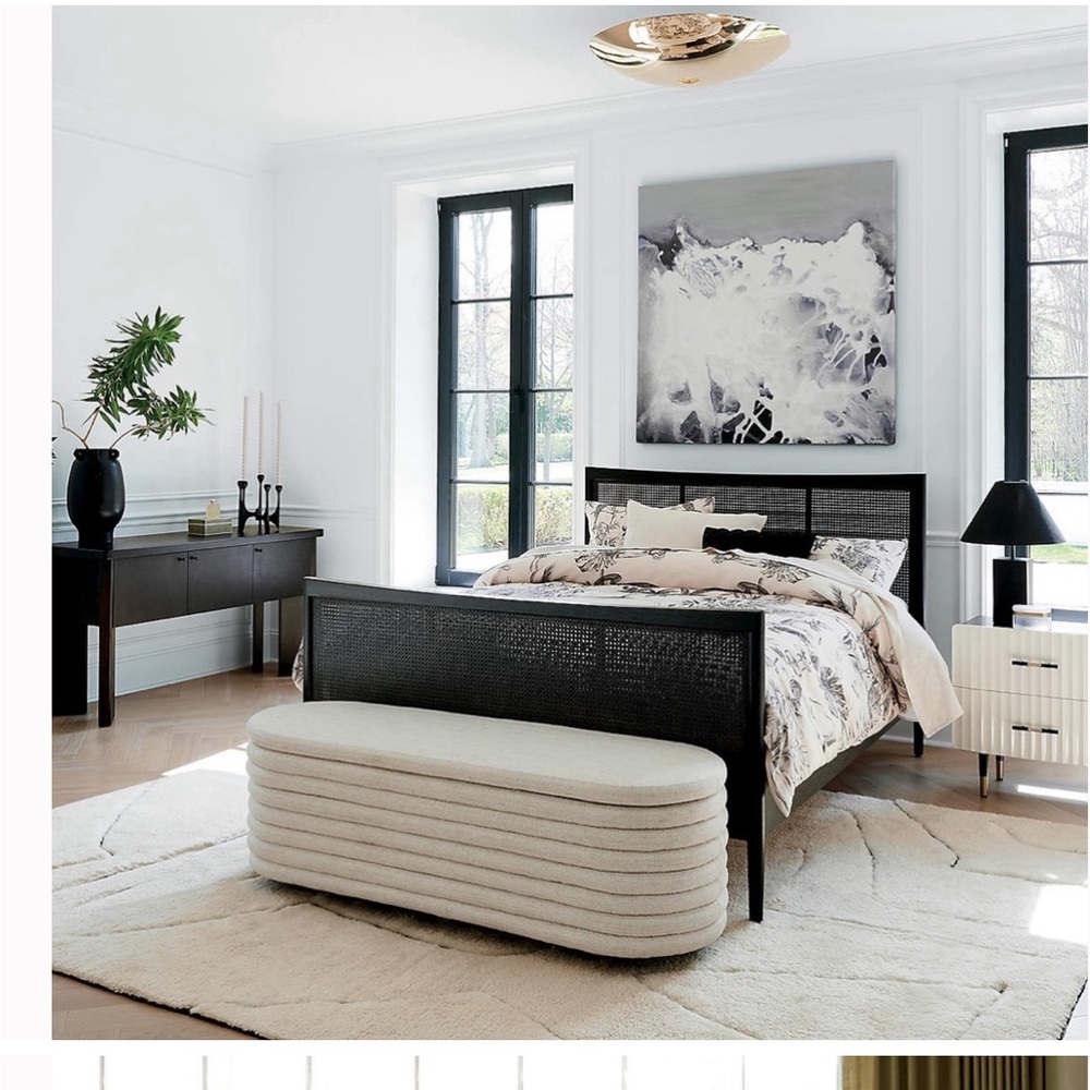 Midnight Jungle Linen Queen Duvet Cover by Matthew Williamson